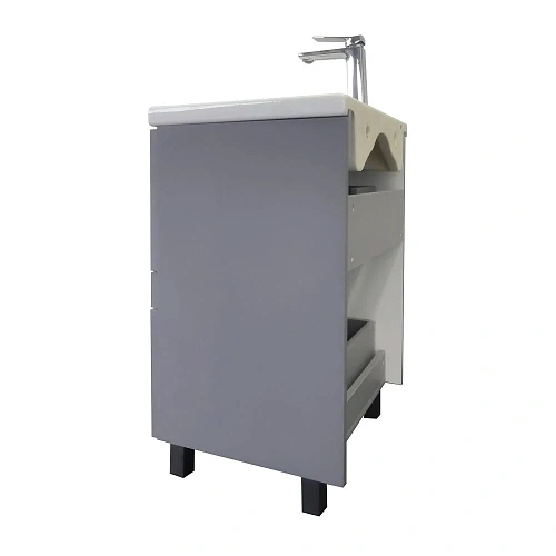 Тумба с раковиной Comforty Лима-60Н2 00-00019209 антрацит раковина Como 60 Тумба с раковиной Comforty Лима-60Н2 00-00019209 антрацит раковина Como 60