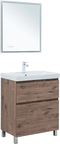 Тумба под раковину Aquanet Алвита New 70 00344128 напольная, дуб веллингтон табак Тумба под раковину Aquanet Алвита New 70 00344128 напольная, дуб веллингтон табак