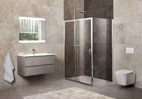 Душевой уголок BelBagno UNIQUE-AH-1-110/125-100-C-Cr 1100x1000 мм Душевой уголок BelBagno UNIQUE-AH-1-110/125-100-C-Cr 1100x1000 мм
