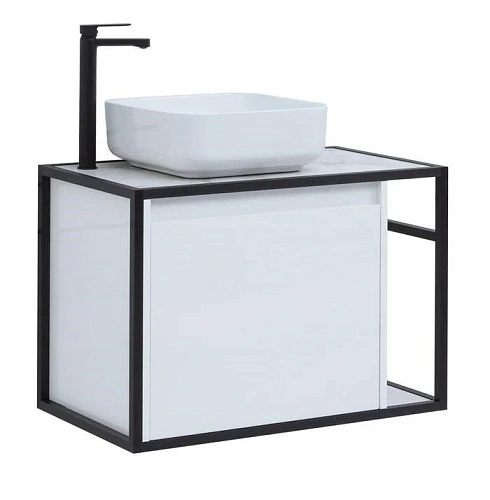 Тумба под раковину Aquanet Nova Lite Loft 75 L белый 00261650 Тумба под раковину Aquanet Nova Lite Loft 75 L белый 00261650