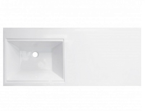 Тумба с раковиной Эстет Dallas Luxe 115 L подвесная 1 длинный ящик белая ФР-00002302 Тумба с раковиной Эстет Dallas Luxe 115 L подвесная 1 длинный ящик белая ФР-00002302