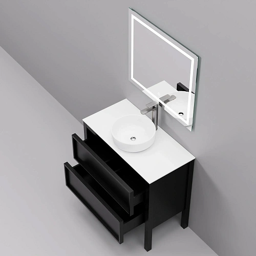 Комплект мебели ArtDecco Elisa 90 AES09F78S3MF черный дуб Комплект мебели ArtDecco Elisa 90 AES09F78S3MF черный дуб