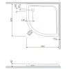 Душевой поддон AM.PM Spirit W7AT-GSR0-090W 90х90 см Душевой поддон AM.PM Spirit W7AT-GSR0-090W 90х90 см