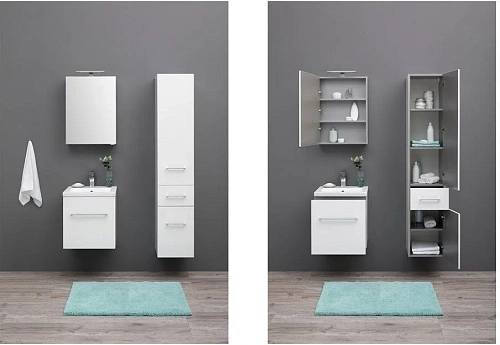 Комплект мебели Aquanet Порто 50 белый 00196675 Комплект мебели Aquanet Порто 50 белый 00196675