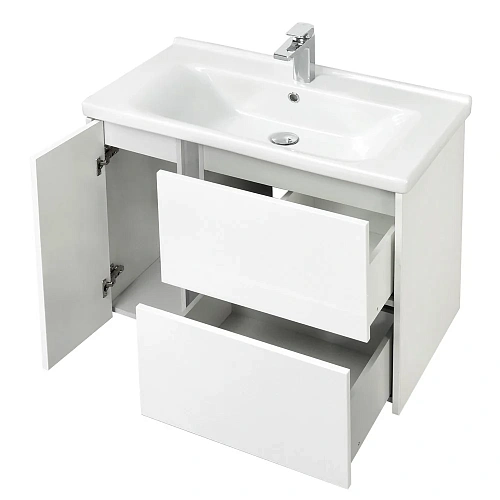 Тумба под раковину Aquaton Стоун 80 белый 1A228201SX010 Тумба под раковину Aquaton Стоун 80 белый 1A228201SX010