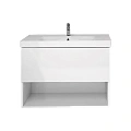Тумба под раковину DREJA PERFECTO, 60 см, подвесная, 1 ящик, push-to-open, белый глянец 99.0806 Тумба под раковину DREJA PERFECTO, 60 см, подвесная, 1 ящик, push-to-open, белый глянец 99.0806