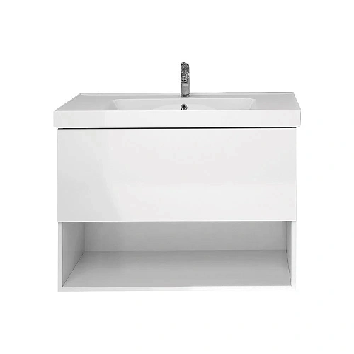 Тумба под раковину DREJA PERFECTO, 60 см, подвесная, 1 ящик, push-to-open, белый глянец 99.0806 Тумба под раковину DREJA PERFECTO, 60 см, подвесная, 1 ящик, push-to-open, белый глянец 99.0806