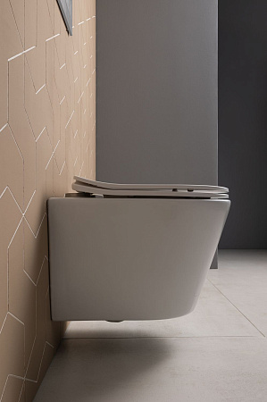 Унитаз подвесной Aquanet Atago 3.0 Tornado 00348006 с сиденьем, белый