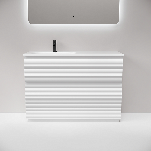 Тумба под раковину SANCOS Folk Floor FL120FLW левая 1190х445х850 Bianco, напольная Тумба под раковину SANCOS Folk Floor FL120FLW левая 1190х445х850 Bianco, напольная