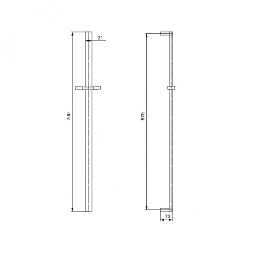 Душевая штанга Paini Ravenna 124P40 Душевая штанга Paini Ravenna 124P40