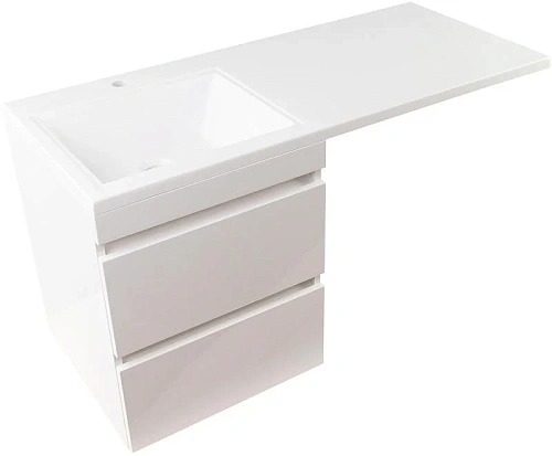 Тумба под раковину Style Line Даллас 110 люкс PLUS эмаль белый СС-00002350 Тумба под раковину Style Line Даллас 110 люкс PLUS эмаль белый СС-00002350