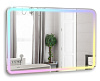Зеркало Silver mirrors Давид-RGB 800х550 cенсорный выключатель, мульти-цвет LED-00002890