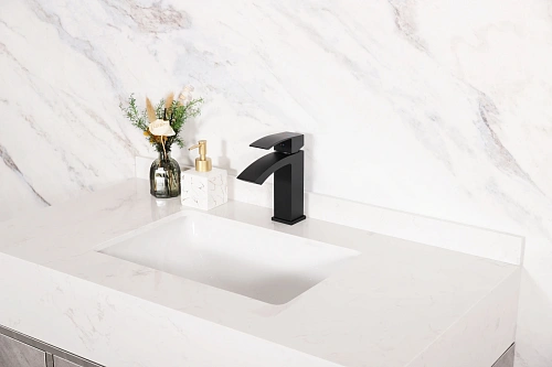 Смеситель для раковины Gid Victoria L120-BM-K L120BMK черный матовый Смеситель для раковины Gid Victoria L120-BM-K L120BMK черный матовый