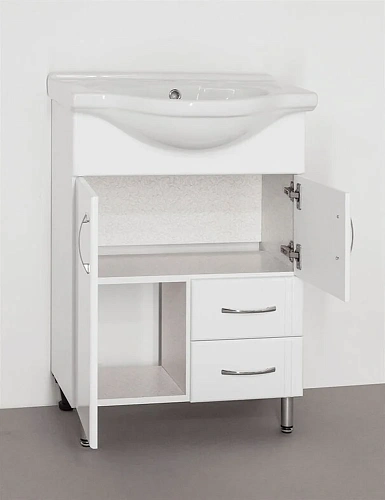 Тумба под раковину Style Line Эко Стандарт 10/2 (2 ящ.) ЛС-00000103 Тумба под раковину Style Line Эко Стандарт 10/2 (2 ящ.) ЛС-00000103