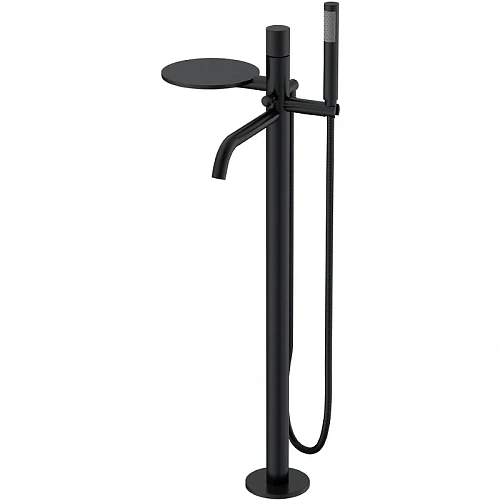 Смеситель для ванны Boheme STICK напольный BLACK SPIRALE 129-BB.4 Смеситель для ванны Boheme STICK напольный BLACK SPIRALE 129-BB.4