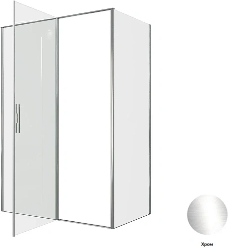 Душевой уголок Allen Brau Priority 140x80 3.31034.00 + 3.31040.00 хром Душевой уголок Allen Brau Priority 140x80 3.31034.00 + 3.31040.00 хром