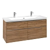 Тумба под раковину Villeroy &amp; Boch Subway 3.0 с подсветкой Oak Kansas / Oak Kansas C602L0RH