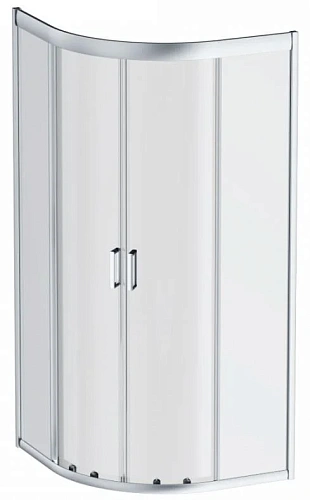 Душевой уголок AM.PM Gem W90G-401-090WT 90х90, стекло прозрачное, профиль матовое серебро, без поддо Душевой уголок AM.PM Gem W90G-401-090WT 90х90, стекло прозрачное, профиль матовое серебро, без поддо