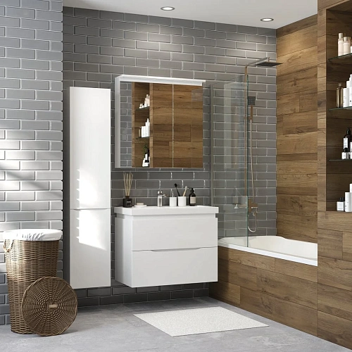 Шкаф-пенал BRIZ Сити п6-35 правый 232 04-06035-00 02 БЕЛ белый Шкаф-пенал BRIZ Сити п6-35 правый 232 04-06035-00 02 БЕЛ белый