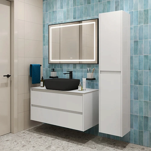 Тумба со столешницей и раковиной BelBagno KRAFT 80 kraft80bo-kepbo-1302h301-set подвесная KRAFT80BO-KEPBO-1302H301-SET Тумба со столешницей и раковиной BelBagno KRAFT 80 kraft80bo-kepbo-1302h301-set подвесная KRAFT80BO-KEPBO-1302H301-SET