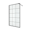 Картинка анонса товара «душевая перегородка new trendy new modus black 80x200 exk-0245 (черный)»