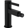 Картинка анонса товара «смеситель для биде hansgrohe finoris со сливным клапаном push-open 76200670, матовый черный»
