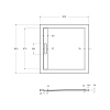 Душевой поддон CEZARES TRAY-AS-A-80-30-W 800x800 искусственный камень, белый Душевой поддон CEZARES TRAY-AS-A-80-30-W 800x800 искусственный камень, белый