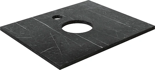 Тумба с раковиной DIWO Элиста 60, антрацит 573400 Тумба с раковиной DIWO Элиста 60, антрацит 573400