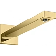 Кронштейн верхнего душа Hansgrohe Square 38,9 см. 27694990, полированное золото Кронштейн верхнего душа Hansgrohe Square 38,9 см. 27694990, полированное золото