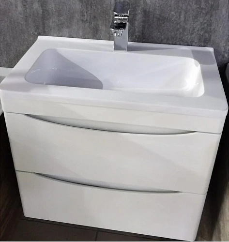 Тумба под раковину Style Line Бергамо мини 70 люкс PLUS белый СС-00002320 Тумба под раковину Style Line Бергамо мини 70 люкс PLUS белый СС-00002320