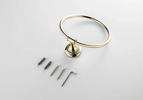 Полотенцедержатель Aquatek КЛАССИК AQ4512PG золото полированное Полотенцедержатель Aquatek КЛАССИК AQ4512PG золото полированное