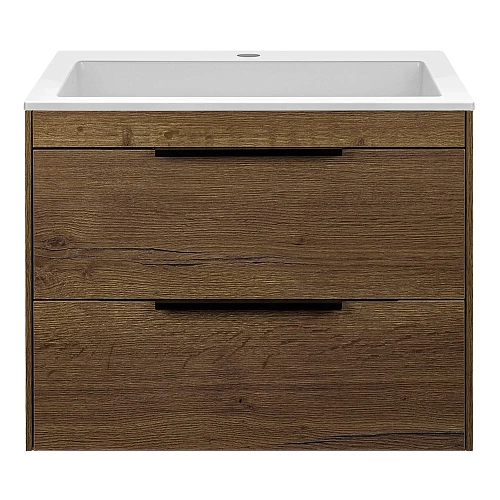 Тумба под раковину Vincea Chiara 2D 600 подвесная, 2 выкатных ящика soft-close, T.Oak VMC-2C2600TO Тумба под раковину Vincea Chiara 2D 600 подвесная, 2 выкатных ящика soft-close, T.Oak VMC-2C2600TO