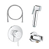 Картинка анонса товара «гигиенический душ grohe bauclassic (124434) со смесителем, хром»