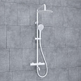 Детальная картинка товара «душевая система wasserkraft a188.257.155.wm thermo с термостатом белый»