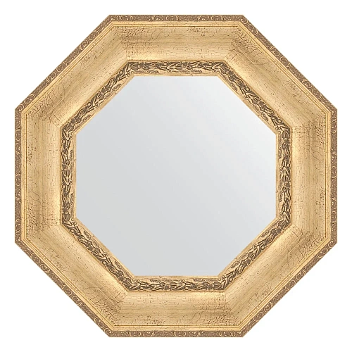 Зеркало в багетной раме Evoform Octagon, BY 3670, 63 x 63 см, состаренное серебро с орнаментом Зеркало в багетной раме Evoform Octagon, BY 3670, 63 x 63 см, состаренное серебро с орнаментом