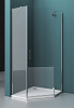 Душевой уголок BelBagno Kraft KRAFT-P-1-80-C-Cr-L 80х80 см, прозрачное стекло