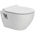 Унитаз подвесной BETTOSERB STREAM LINE 52 мм 40006476R+1500001 безободковый с сиденьем