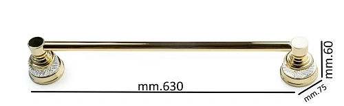 Полотенцедержатель Boheme AURA Gold 10242-G Полотенцедержатель Boheme AURA Gold 10242-G