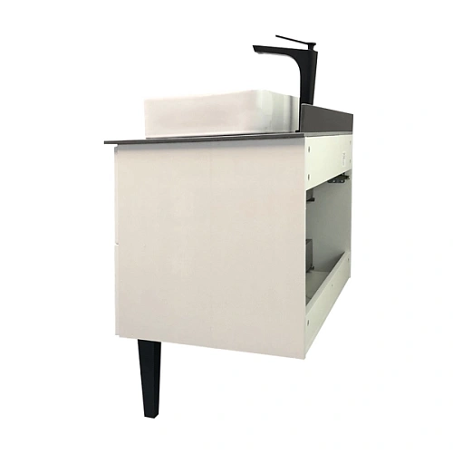 Тумба с раковиной Comforty Империя-80 00-00014817 белая с графитовой столешницей c раковиной Comforty 78189 Тумба с раковиной Comforty Империя-80 00-00014817 белая с графитовой столешницей c раковиной Comforty 78189