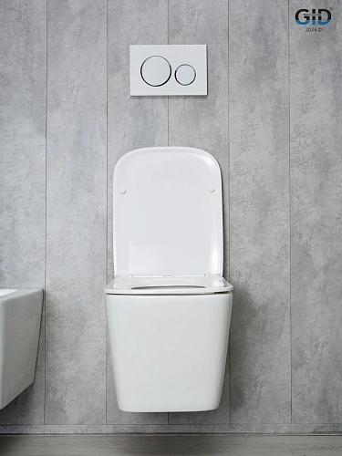 Унитаз подвесной Gid Tr2143 62257Y белый 49x34x36 с крышкой микролифт Унитаз подвесной Gid Tr2143 62257Y белый 49x34x36 с крышкой микролифт