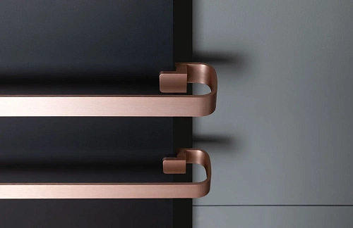 Полотенцесушитель электрический Allen Brau Infinity 120x44 00325631 с рейлингом 2.0 и креплением, медь брашированная Полотенцесушитель электрический Allen Brau Infinity 120x44 00325631 с рейлингом 2.0 и креплением, медь брашированная