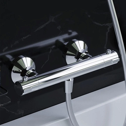 Смеситель для душа Damixa Option 218000000 с термостатом хром Смеситель для душа Damixa Option 218000000 с термостатом хром