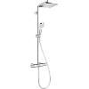 Душевая система hansgrohe Crometta Е 240 1jet Showerpipe с термостатом 27271000
