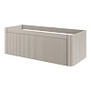 Тумба под раковину Armadi Art VOI 120см 782-120-R-C рифленая CASHMERE