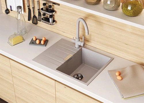 Кухонная мойка TOLERO Loft TL-650 (№911 (Черн)) 473660 Кухонная мойка TOLERO Loft TL-650 (№911 (Черн)) 473660