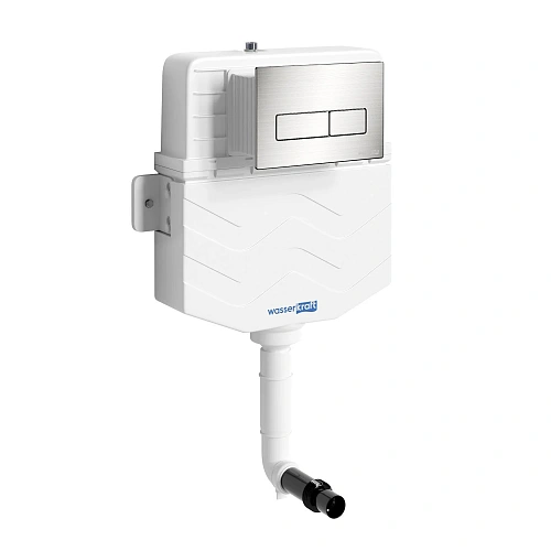 Бачок скрытого монтажа WasserKRAFT Aller 10TLT.031.ME.BN03 с клавишей смыва никель Бачок скрытого монтажа WasserKRAFT Aller 10TLT.031.ME.BN03 с клавишей смыва никель