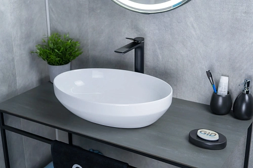 Раковина Gid D1469 51196 накладная белая 50x36x14.5 Раковина Gid D1469 51196 накладная белая 50x36x14.5