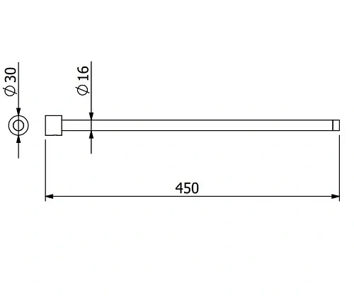 Полотенцедержатель Kludi VELA R 5897705S хром Полотенцедержатель Kludi VELA R 5897705S хром