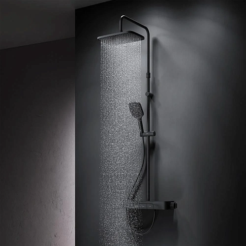 Душевая система AM.PM Func F078F222 с термостом черный Душевая система AM.PM Func F078F222 с термостом черный