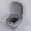 Унитаз подвесной Diamond 123T20301R (530x405x375) матовый серый безободковый без сиденья Унитаз подвесной Diamond 123T20301R (530x405x375) матовый серый безободковый без сиденья